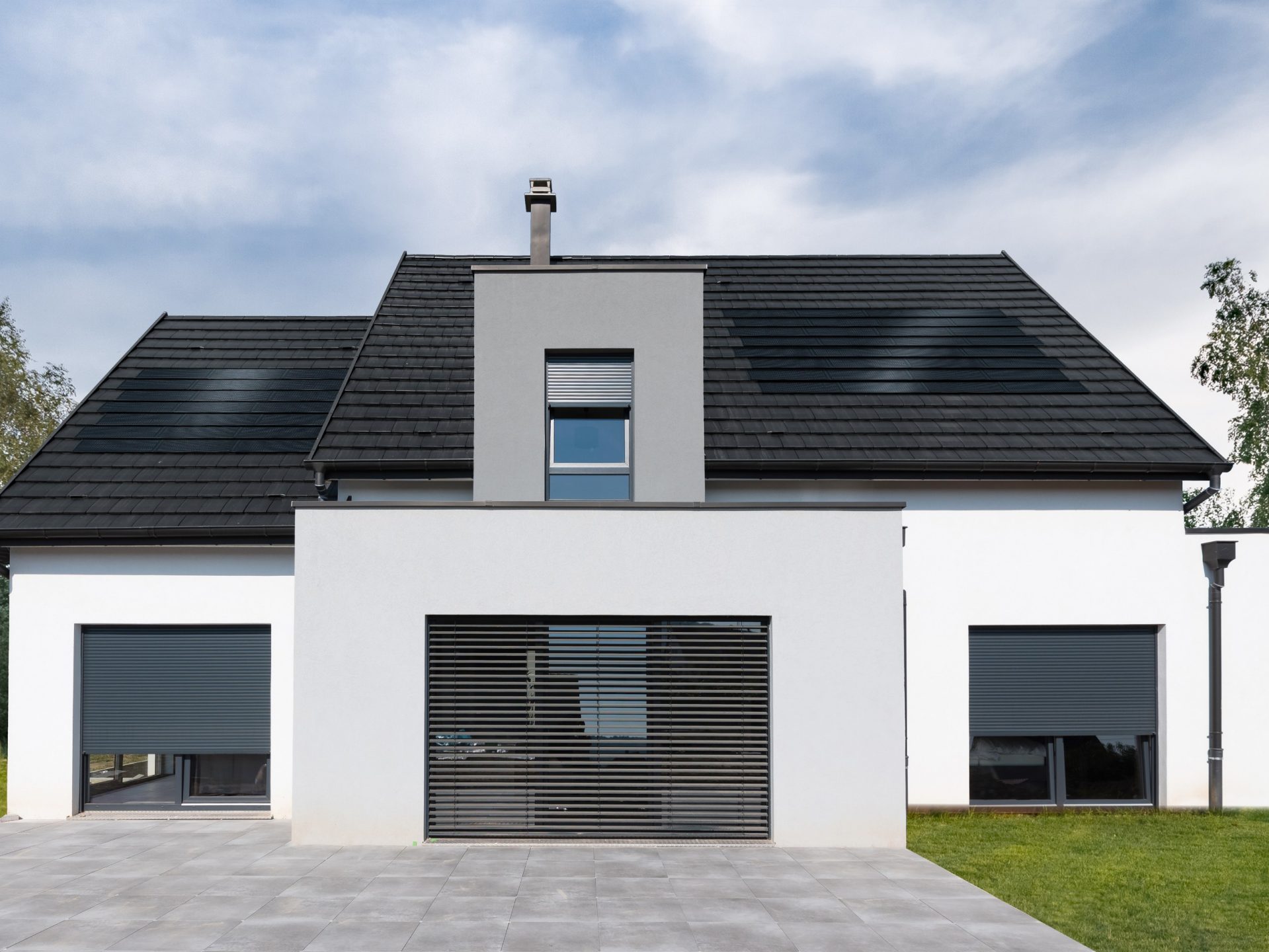 Maison individuelle équipée du Kit Actua Photovoltaïque