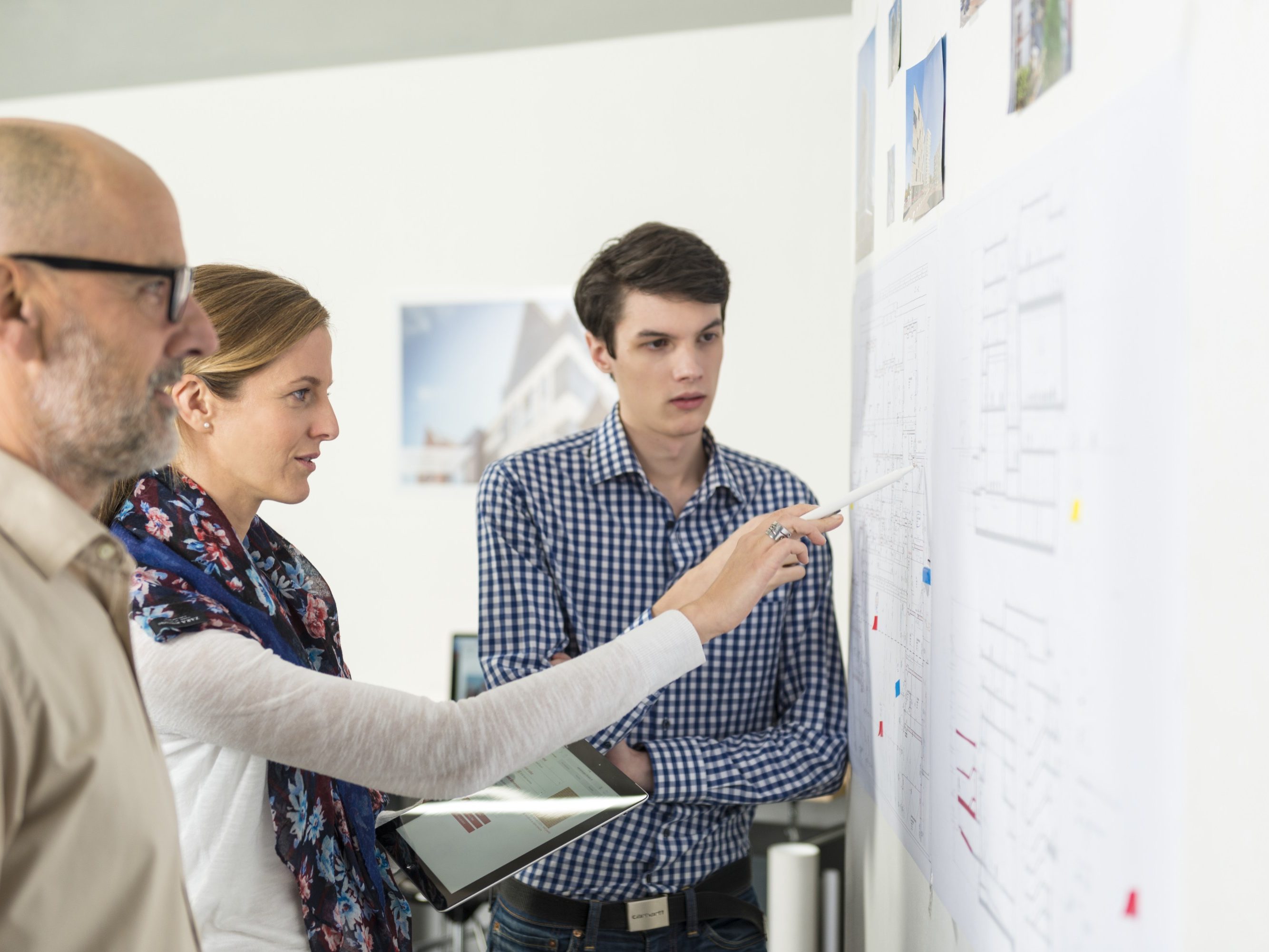 Architects in their office