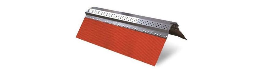 Panneau Plate 18 x 38 Écaille rouge