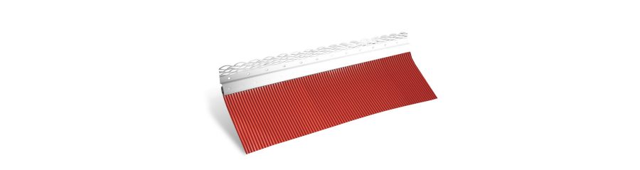 Panneau Plate 18 x 38 Écaille rouge
