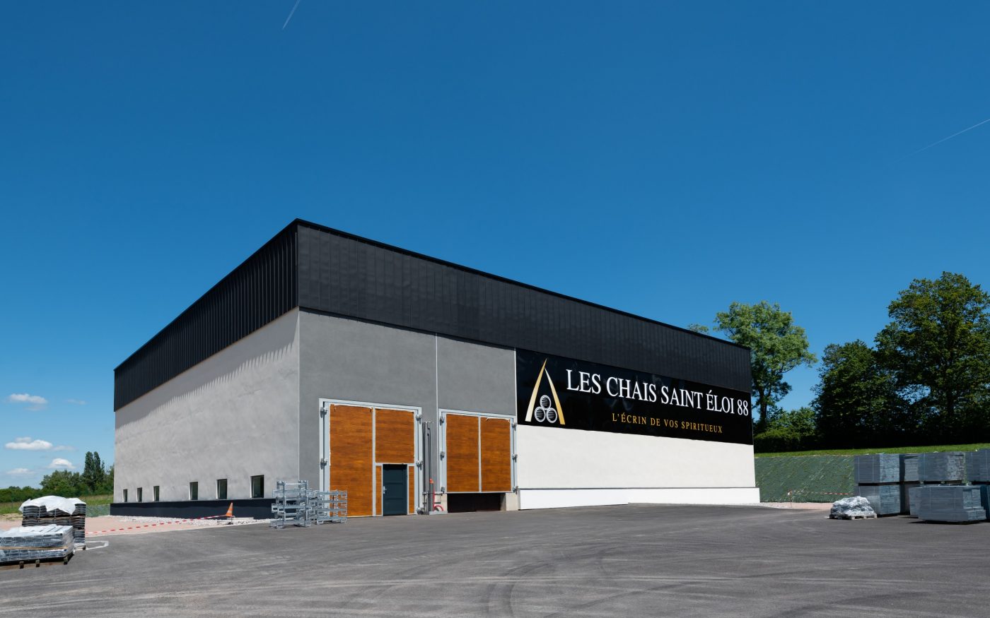 Chai Saint-Éloi, Les Forges (88) architecte Marsal Rousselot et Associés entreprise Peduzzi Bâtiment SAS Climamur® 42
