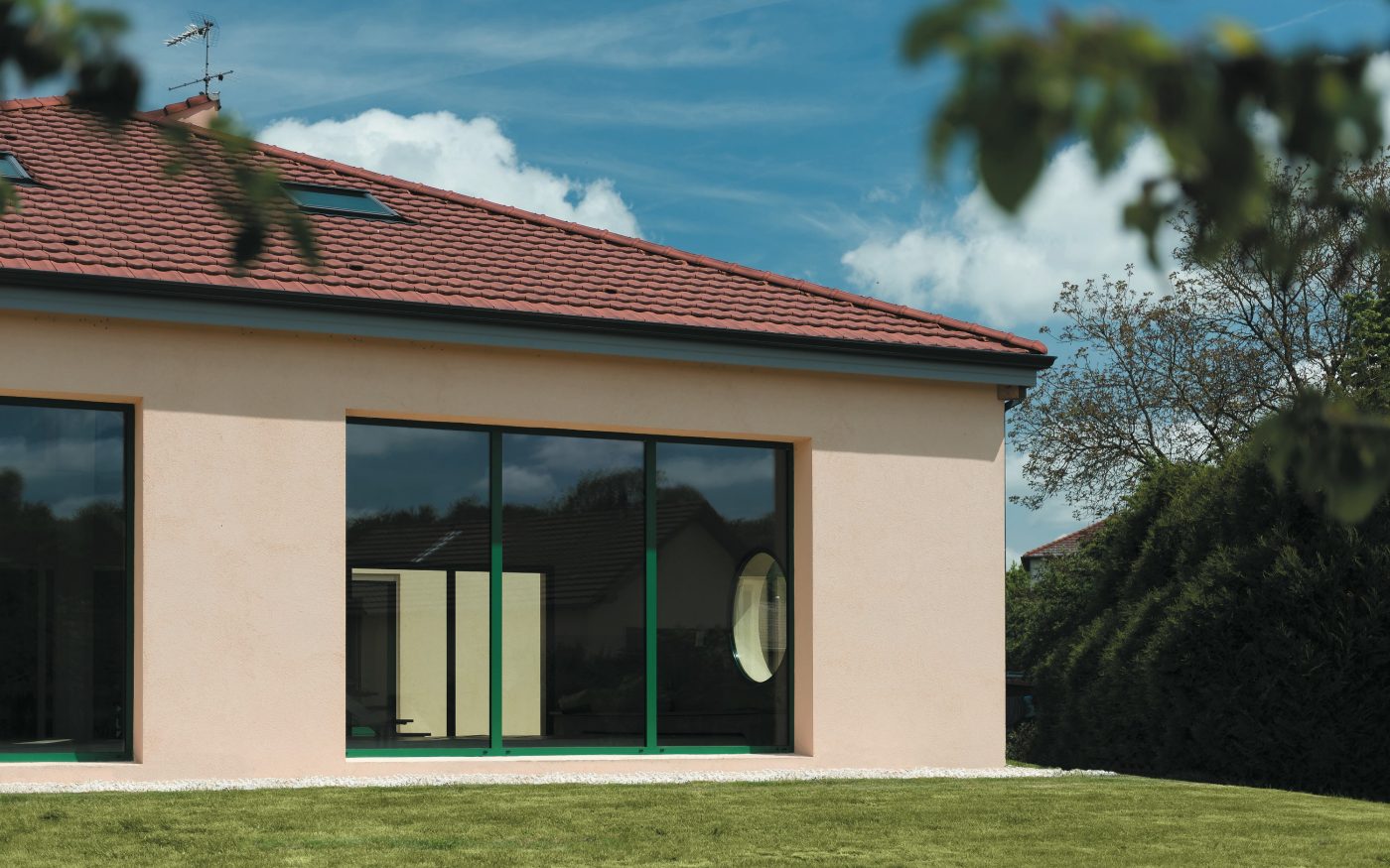 Maison individuelle avec un Linteau Grande Longueur LGL Porotherm