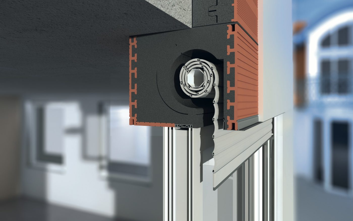 CVR Roka Néoline® 165 - Coffre tunnel à isolation intégrée pour fenêtres