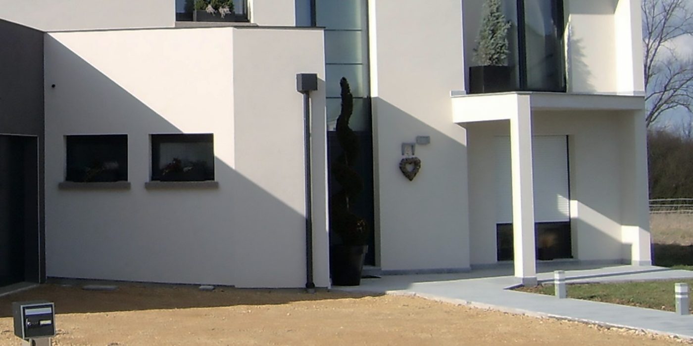 Maisons arcade avec la brique Porotherm R42 à Metz
