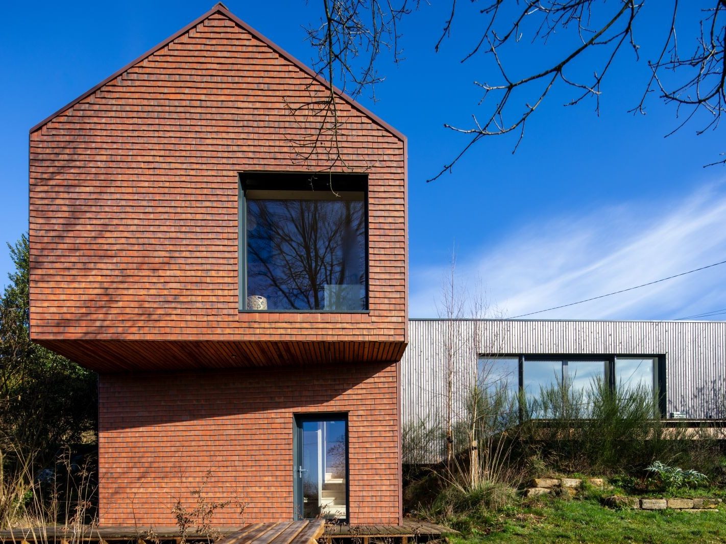 Maison individuelle à Berthen réalisée avec des tuiles Aléonard collection St Vincent