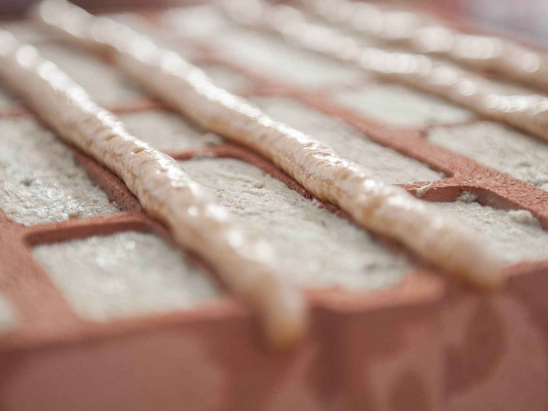 Innovative products: filler blocks and the dryfix wall brick adhesive system.