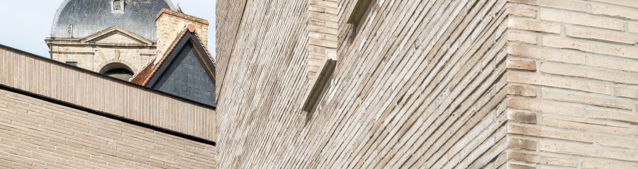 Pôle de Santé Simone IFF à Alencon réalisé avec des briques de parement MAAX 1.109 & 1.113