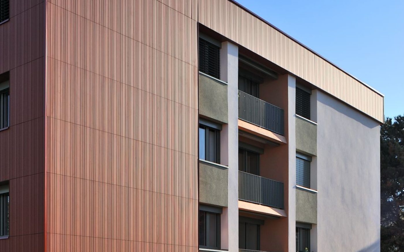 Bureaux Weitel à Illkirch-Graffenstaden avec le bardage vertical Altivo