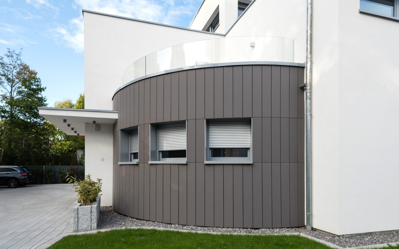 Bureaux Weitel à Illkirch-Graffenstaden avec le bardage vertical Altivo