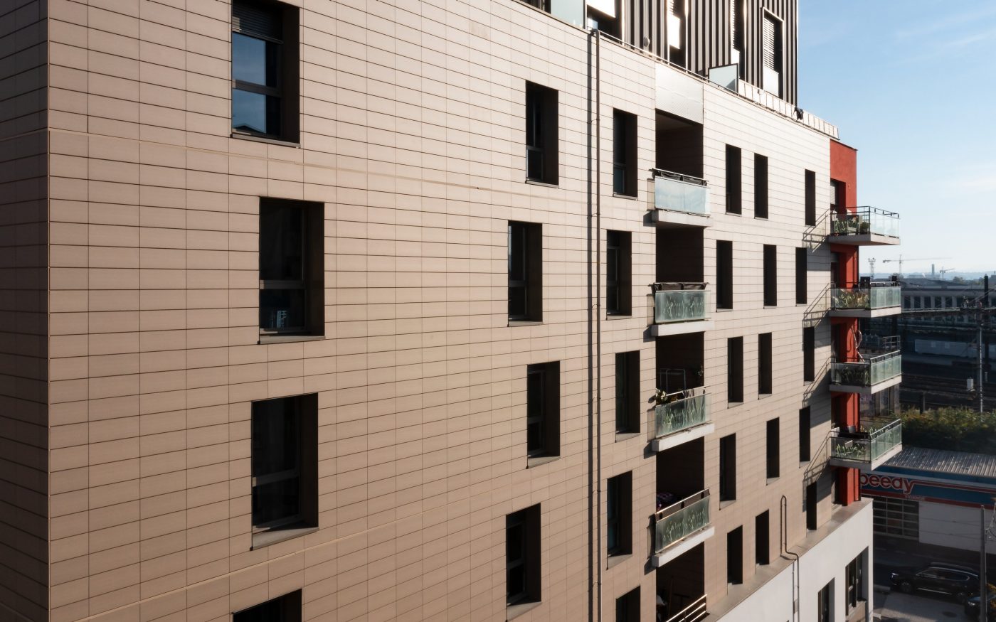 Clinique Korian Les Lilas Bleus à Lyon avec le bardage Argelite