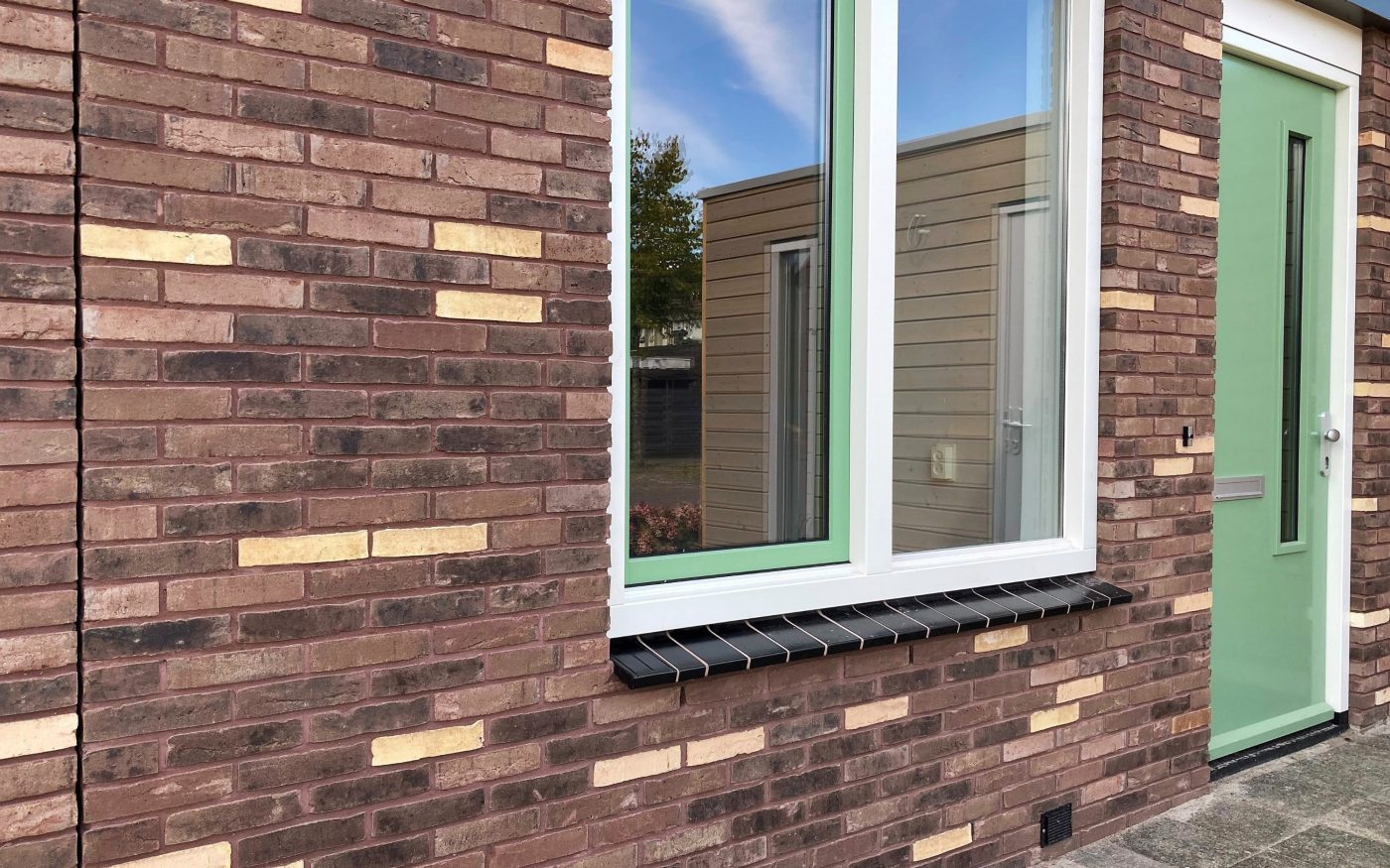 logement Collectif Les Allées Blanches avec la brique Agora gris agate et la brique de structure Porotherm CITIbric