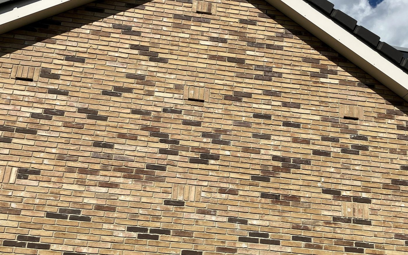 Maison individuelle à Saint-Amands en Belgique avec la brique Agora Lie-de-vin