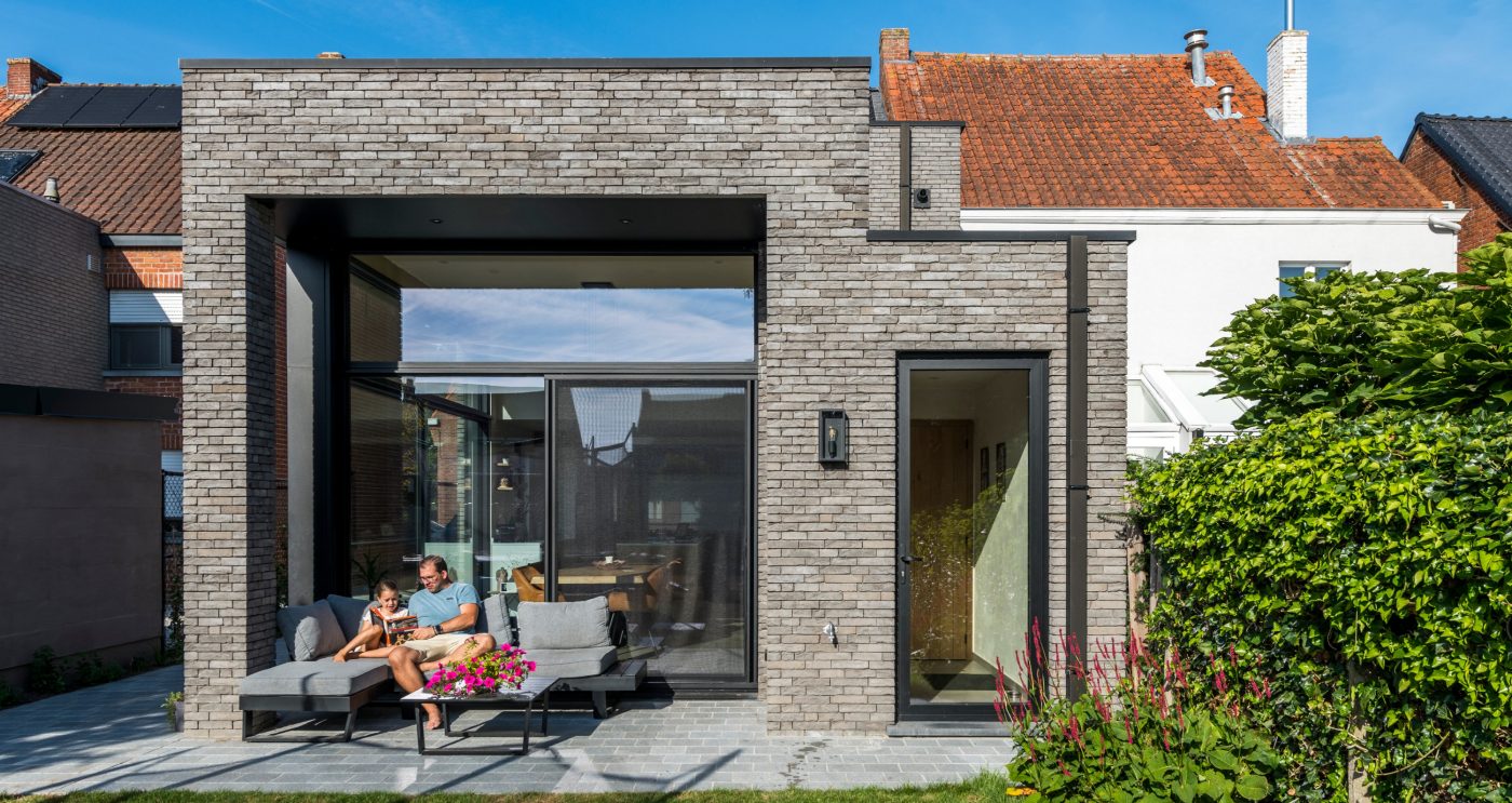 Maison individuelle à Maldegem avec la brique Imperium Iluzo nerus