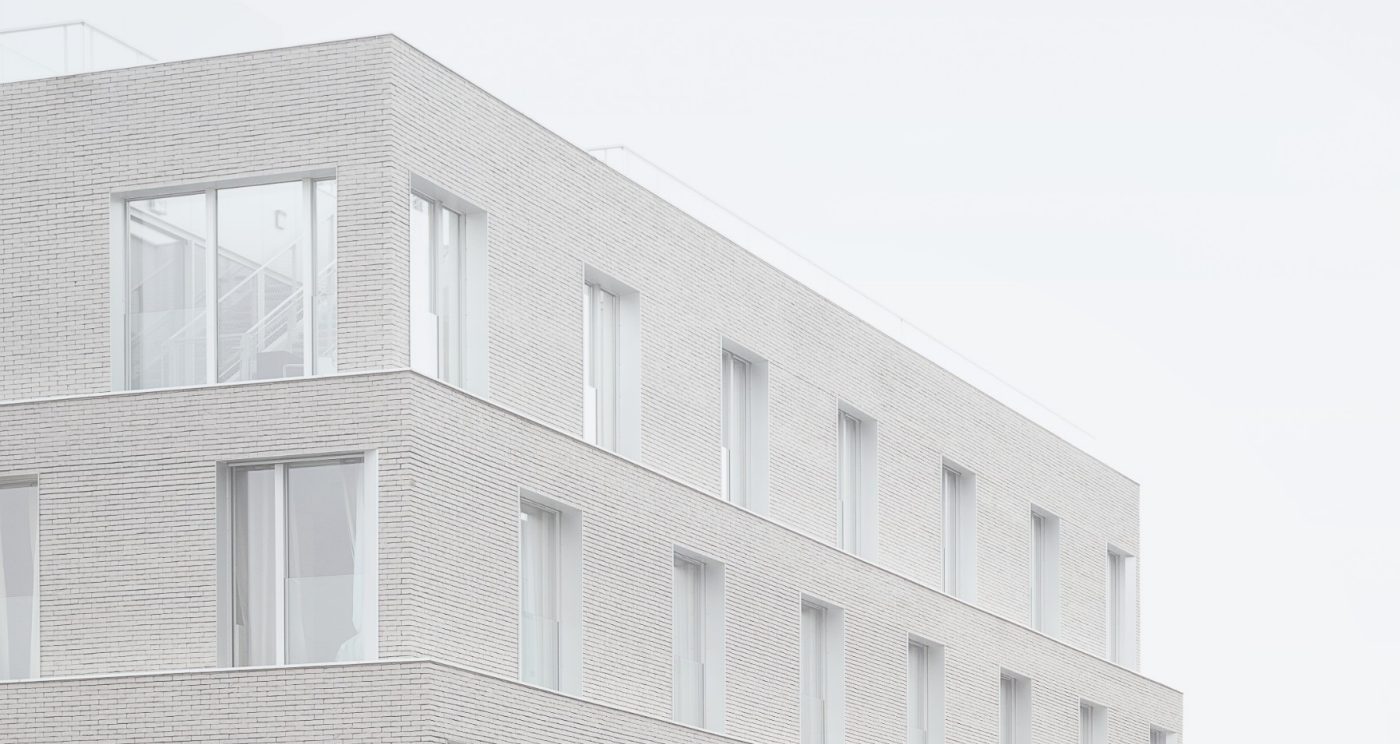 Centre d'accueil avec les briques de parement Agora Gris agate