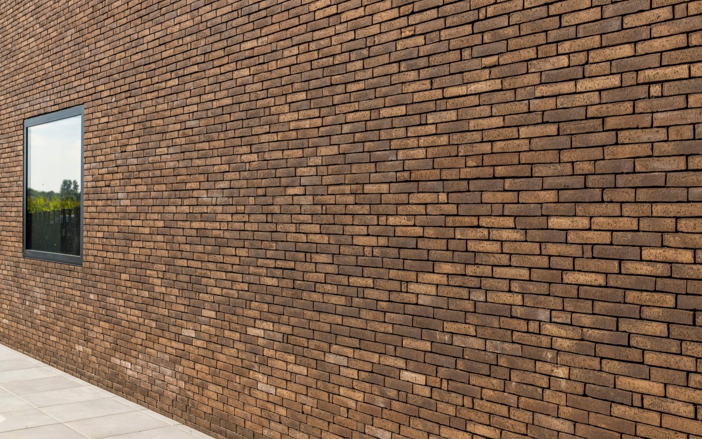 Nouvelle construction maison familiale à Sleidinge en Belgique avec la brique Amfora Castana et Zafferano