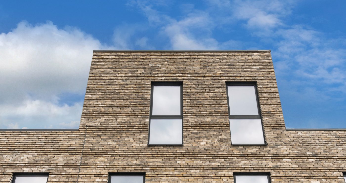 Nouvelle construction maison familiale à Brecht avec la brique Arcès Gris moon