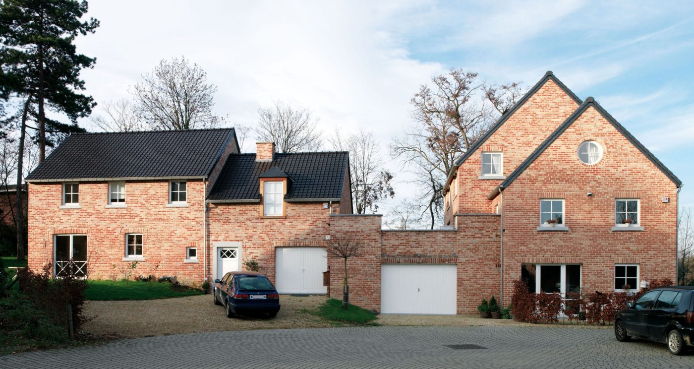 Maison individuelle à Ghlain en Belgique avec la brique Belle Epoque de Mons