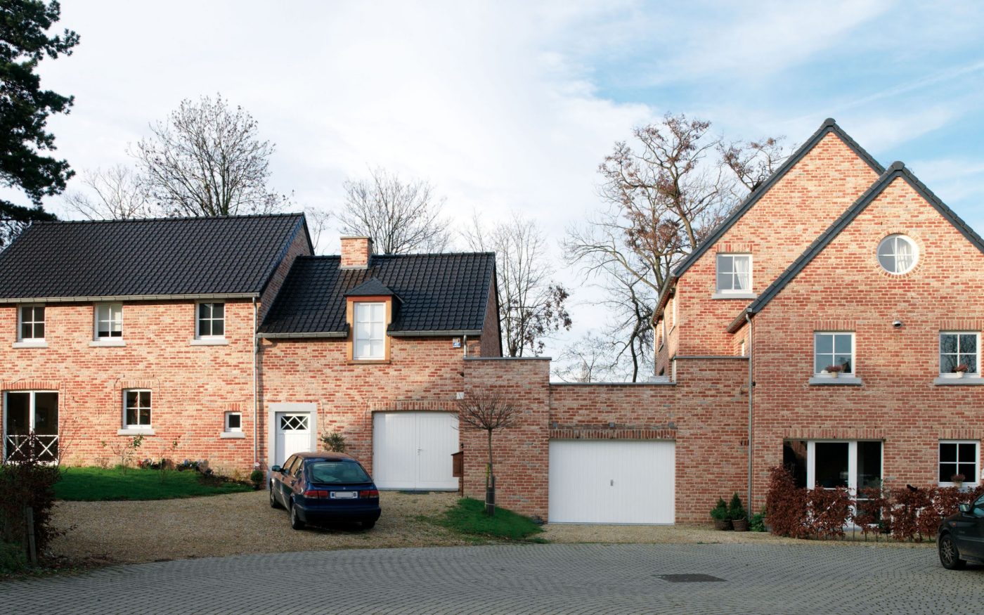Maison individuelle à Ghlain en Belgique avec la brique Belle Epoque de Mons