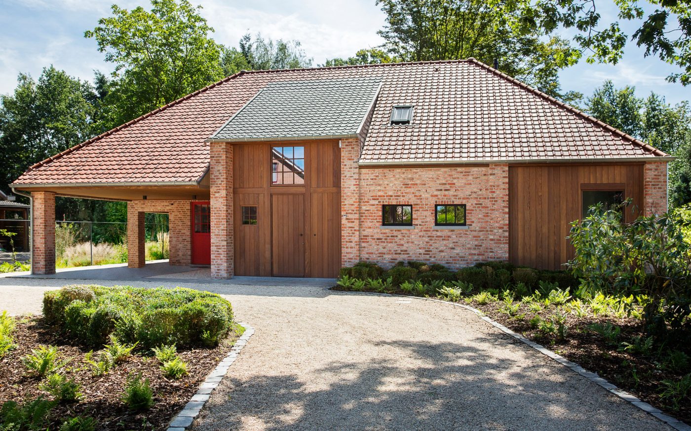 Maison individuelle à Brecht en Belgique avec la brique Belle Epoque de Liège