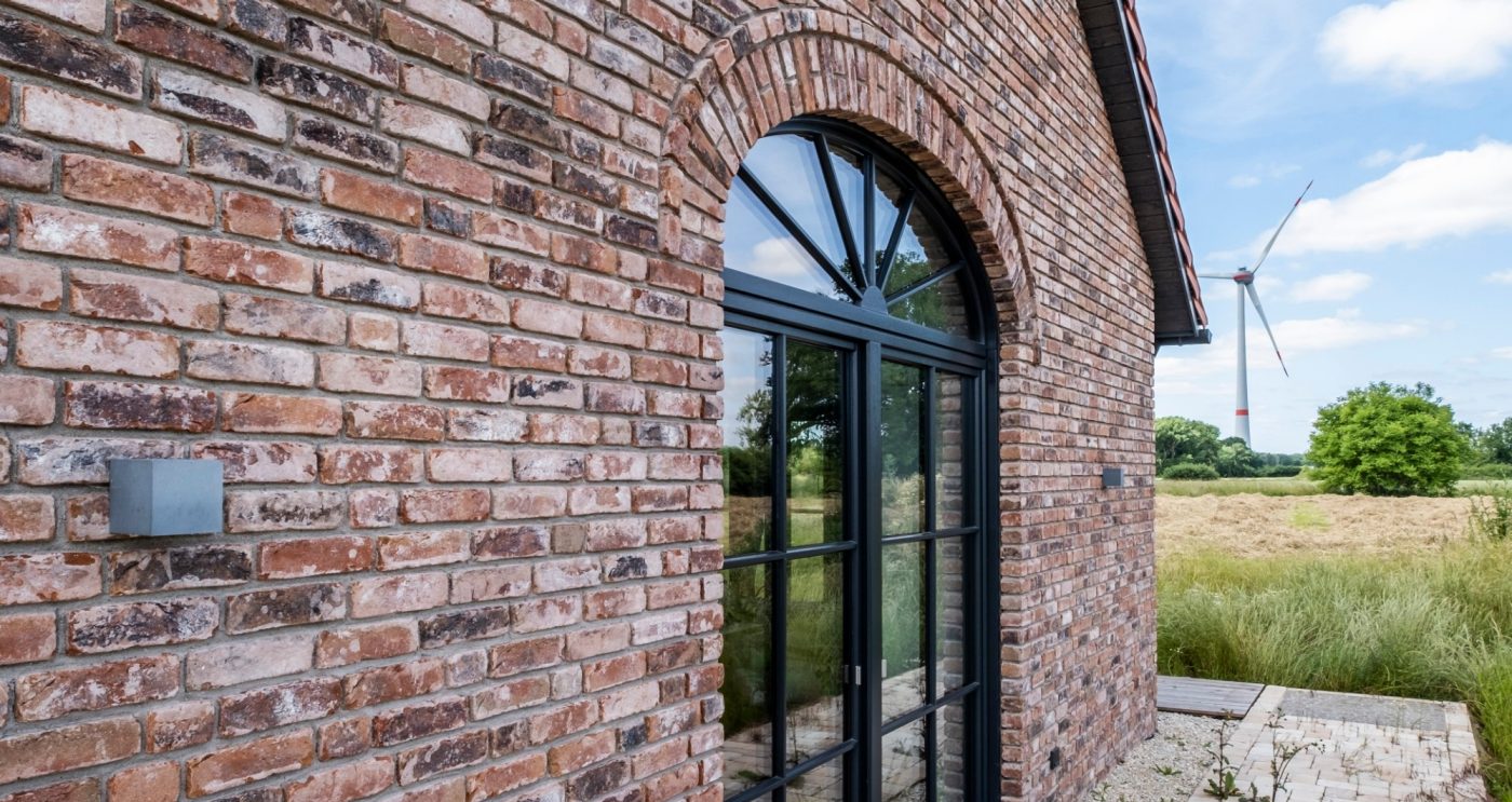 Refuge rural dans le Münsterland en Allemagne avec la brique Moulée Main Kashtan
