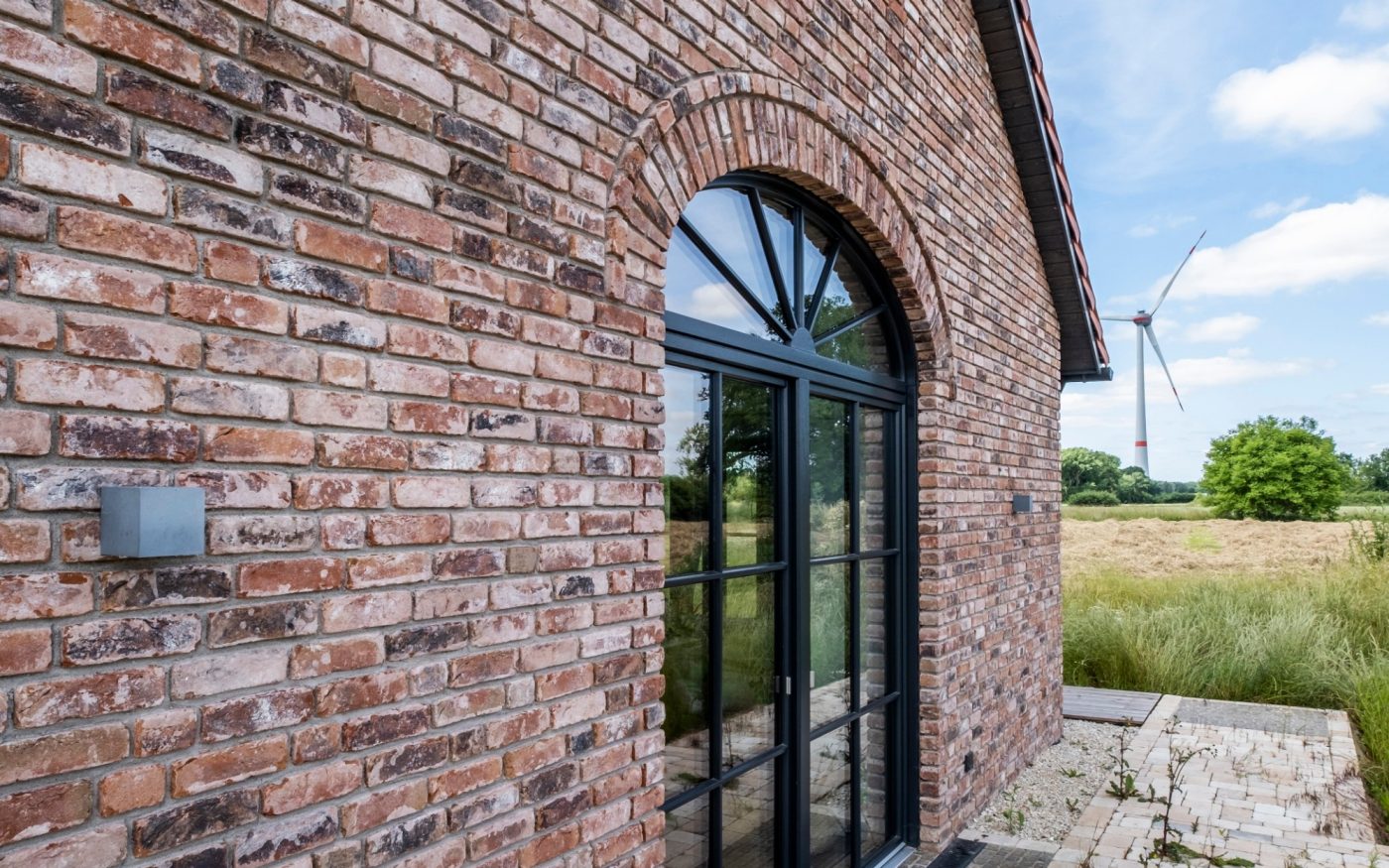 Refuge rural dans le Münsterland en Allemagne avec la brique Moulée Main Kashtan