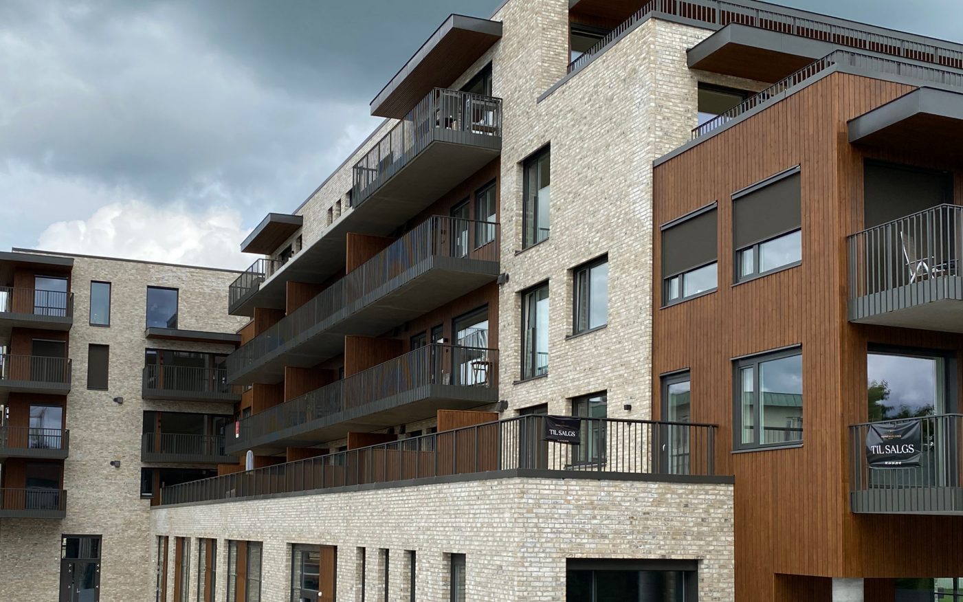 Logements collectifs à Wessel Park en Norvège avec la brique Moulée Main Marziale