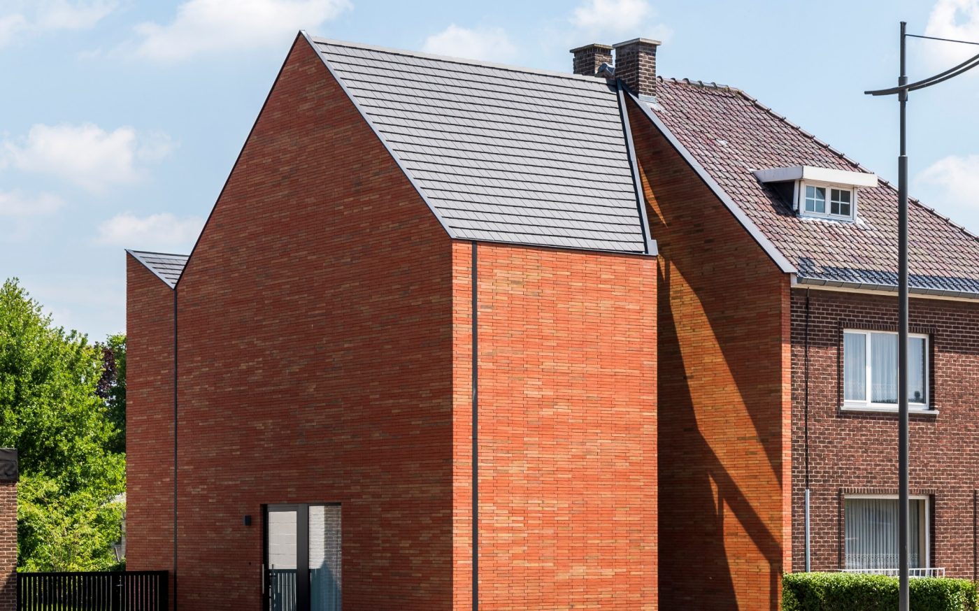 Maison individuelle à Bilzen(Belgique) Architecte : Sam Architecten, Siegert Saeren & Krist Michiels, Bilzen avec la brique Elignia Robinia