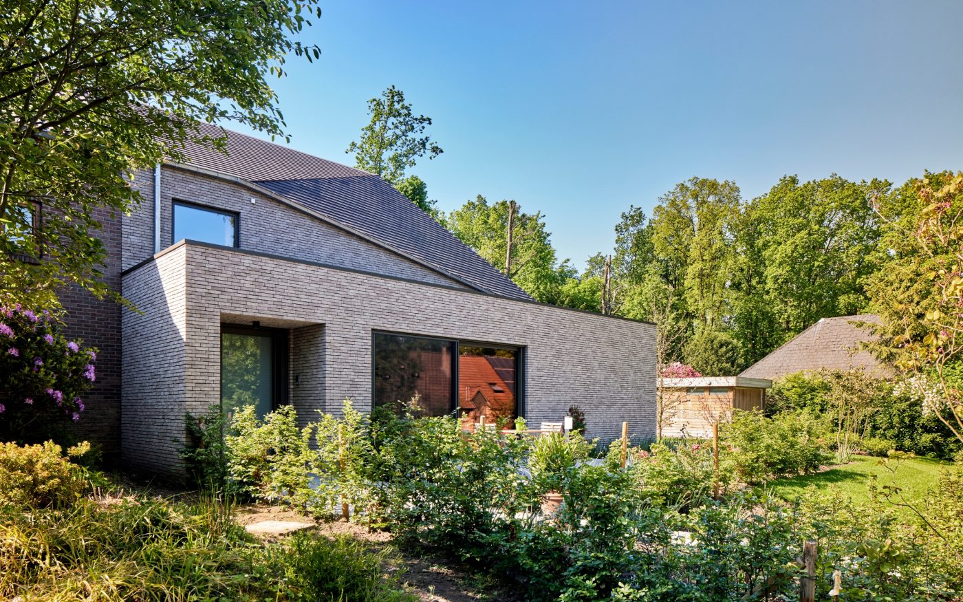 Maison individuelle à Rotsellaar avec la brique Forum prata nuancée