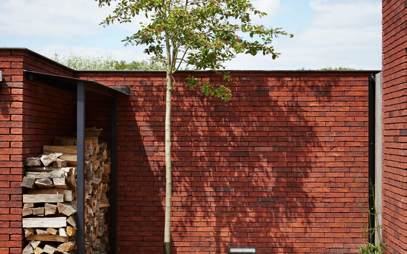 Maison individuelle à Merelbeke en Belgique avec la brique Forum Pampas