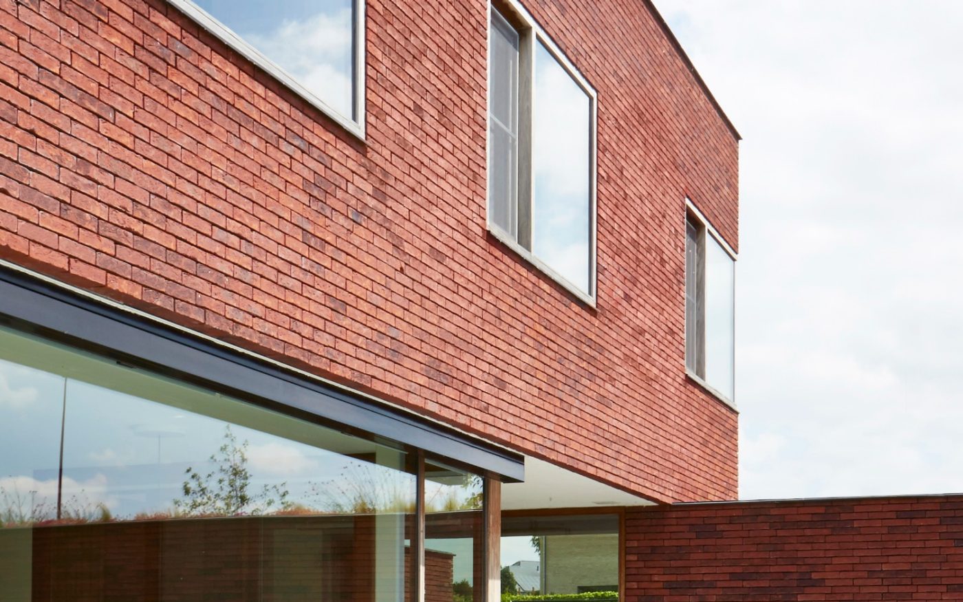 Maison individuelle à Merelbeke en Belgique avec la brique Forum Pampas