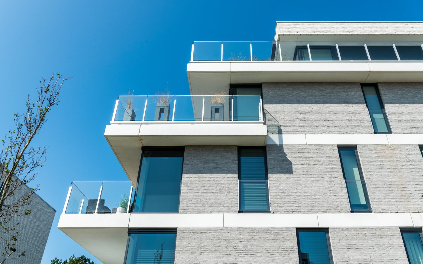 Logements collectifs avec  les briques Imperium albius et flavius - architecte Filieux Janis bvba Architectenburo, Veurne