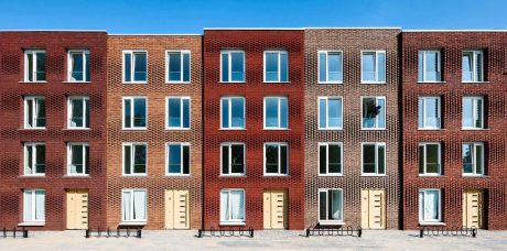 facade en moucharabieh pour logement étudiants terca à utrecht