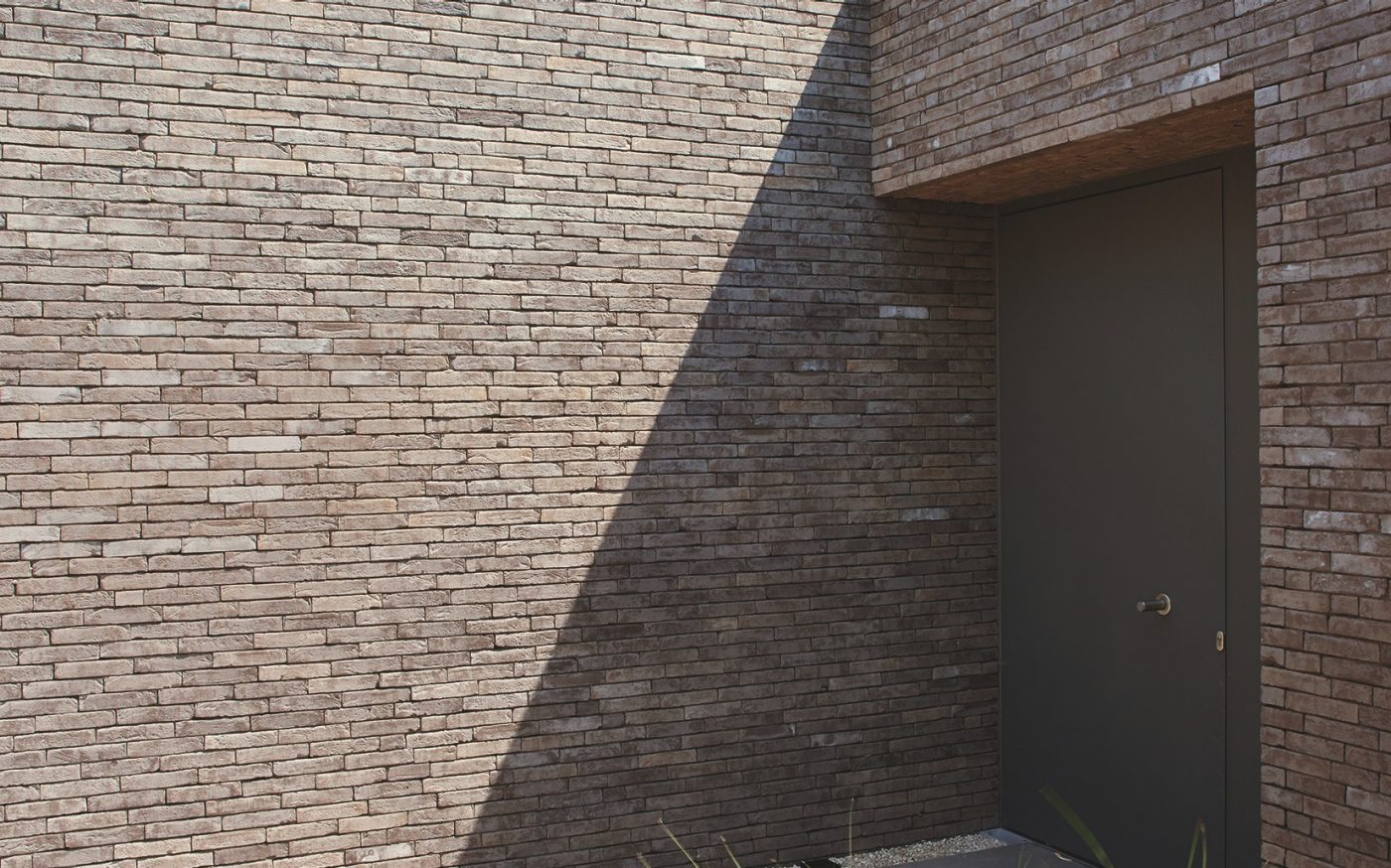 Maison individuelle à Krombeke avec la brique Pagus Iluzo gris