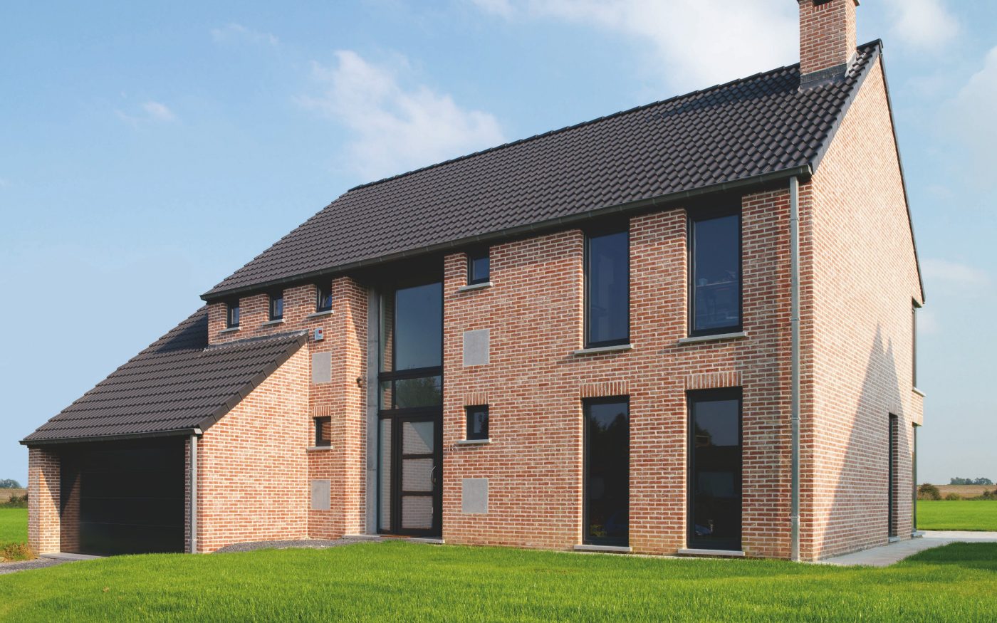 Maison individuelle avec la brique Patrimonia Opus