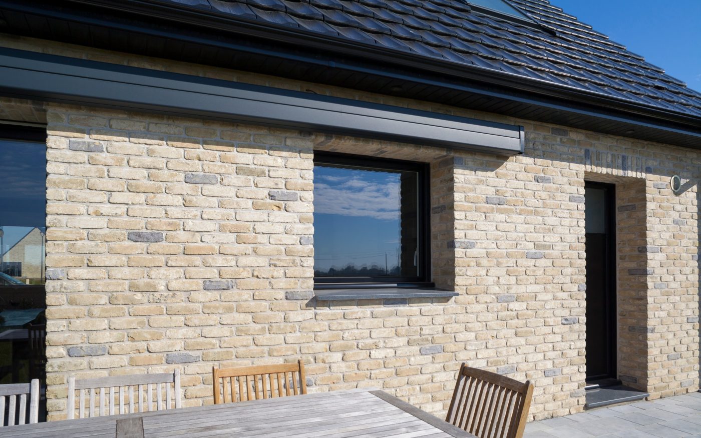 Maison individuelle à Rexpoede avec la brique Rétro Lautrec