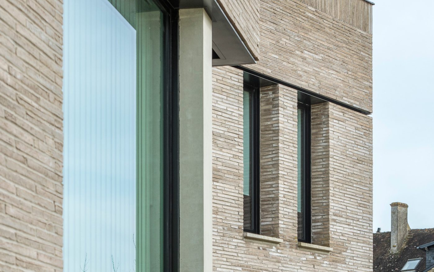 Pôle de Santé Simone IFF à Alencon réalisé avec des briques de parement MAAX 1.109 & 1.124