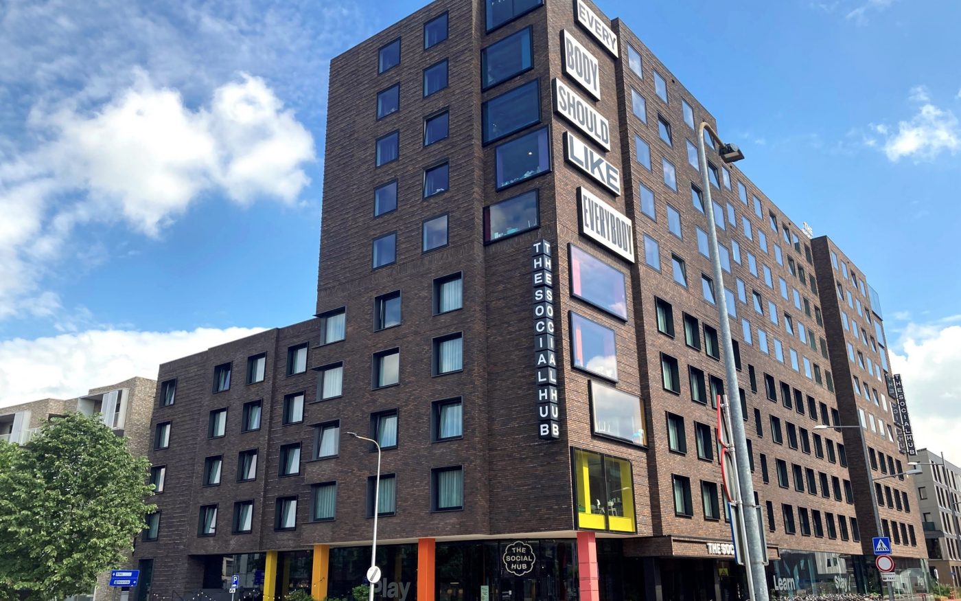 Appartement à Wetteren en Belgique avec la brique Agora noir graphite