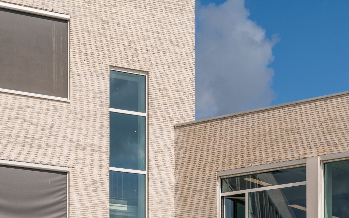 Renovation école à Bilzen en Metropolis Blanc Dover