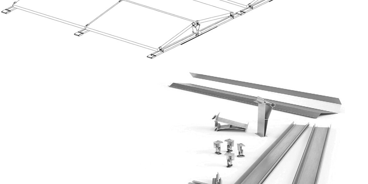Photo Unitaire Systeme Solterre PV Toit Terrasse composants