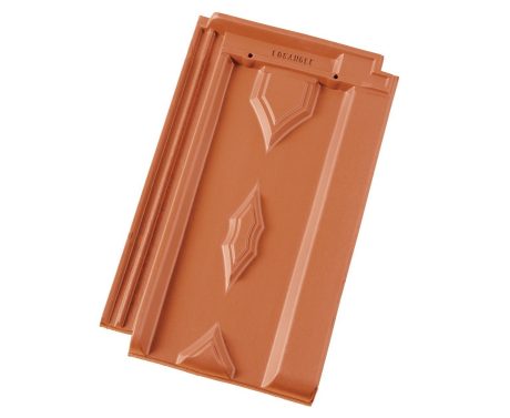 Tuile Losangée rouge