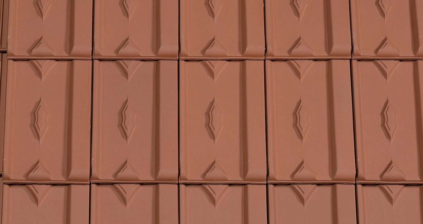 Panneau Losangée Rouge joints droits