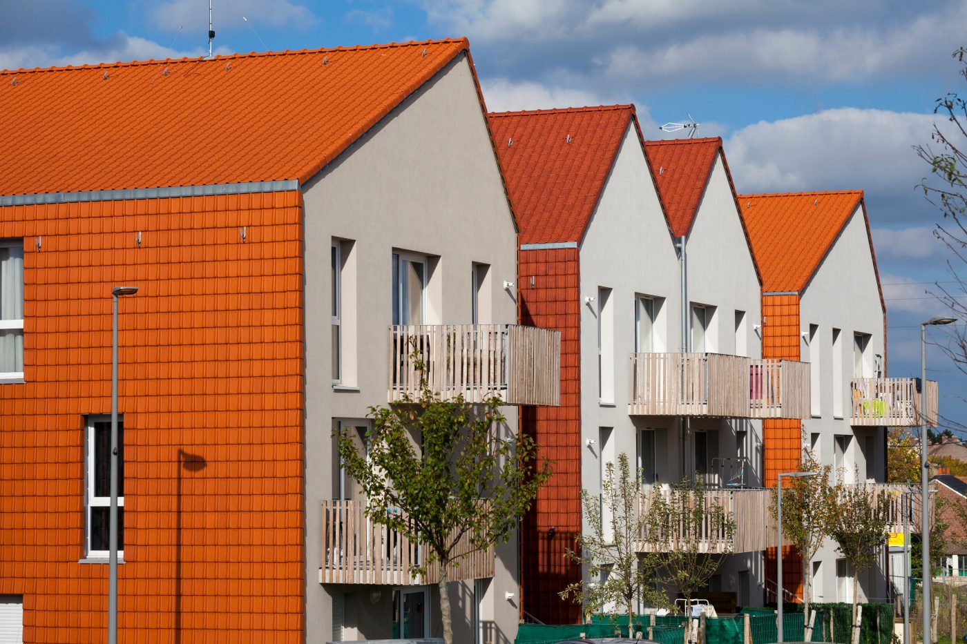 Maison individuelle - Tuile Koramic Tempête 44 Rouge Naturel