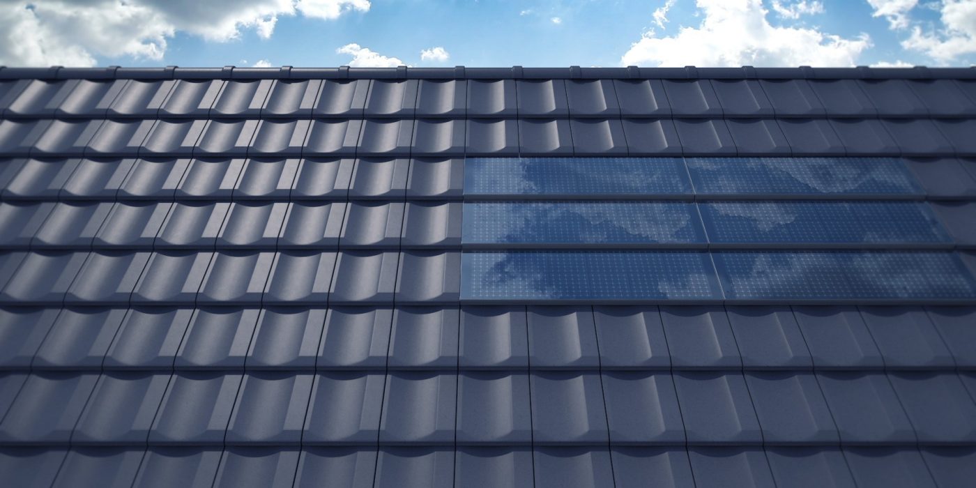 Photovoltaics - 3D roof picture Jura Nova