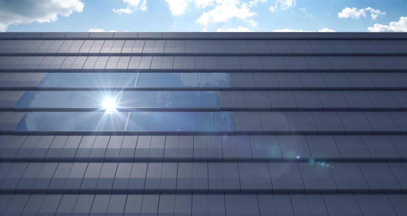 Photovoltaics - 3D roof picture Actua Duplex