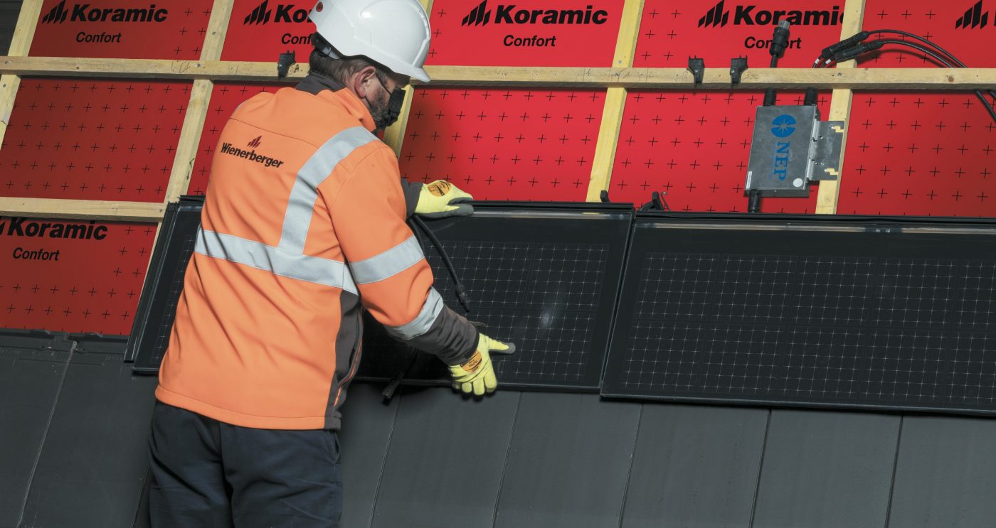 Mise en œuvre Kit solaire prêt à pose Koramic Photovoltaïque Wewolt