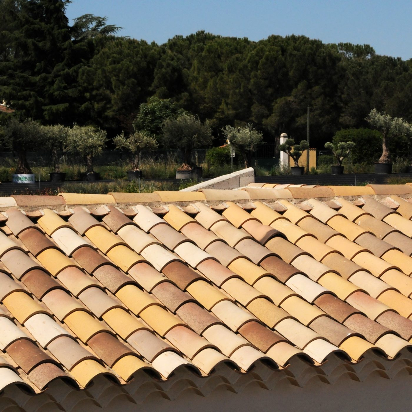 Maison individuelle à St Aunes réalisée avec des tuiles Canal Languedocienne VP