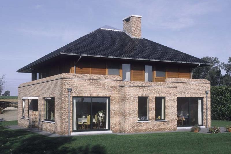 Maison individuelle - Tuile Tempête 993 noir émaillé