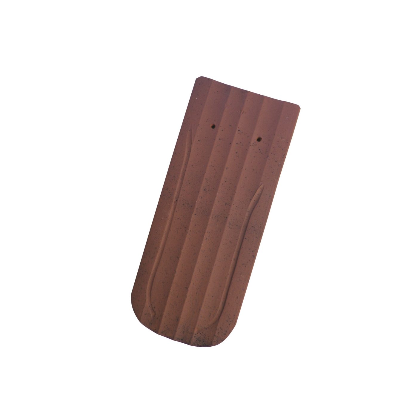 Single product shot of a Tile Plate 16x38 Ecaille Sainte-Odile Terre d'Alsace