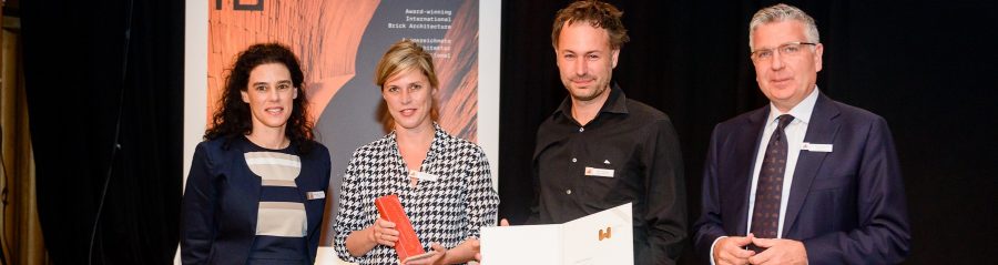 Pictures of the Award Ceremony of the Brick Award 16, held on the 19th of May 2016- Special Prize Winner: Duplex Architekten, Photo: Christian Dusek