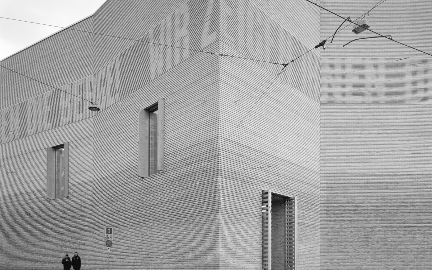 Kunstmuseum Basel Extension black and white, museum with clay blocks; Brick Award 2018 Grand Prize Winner; Christ & Gantenbein; Photo: Rory Gardiner